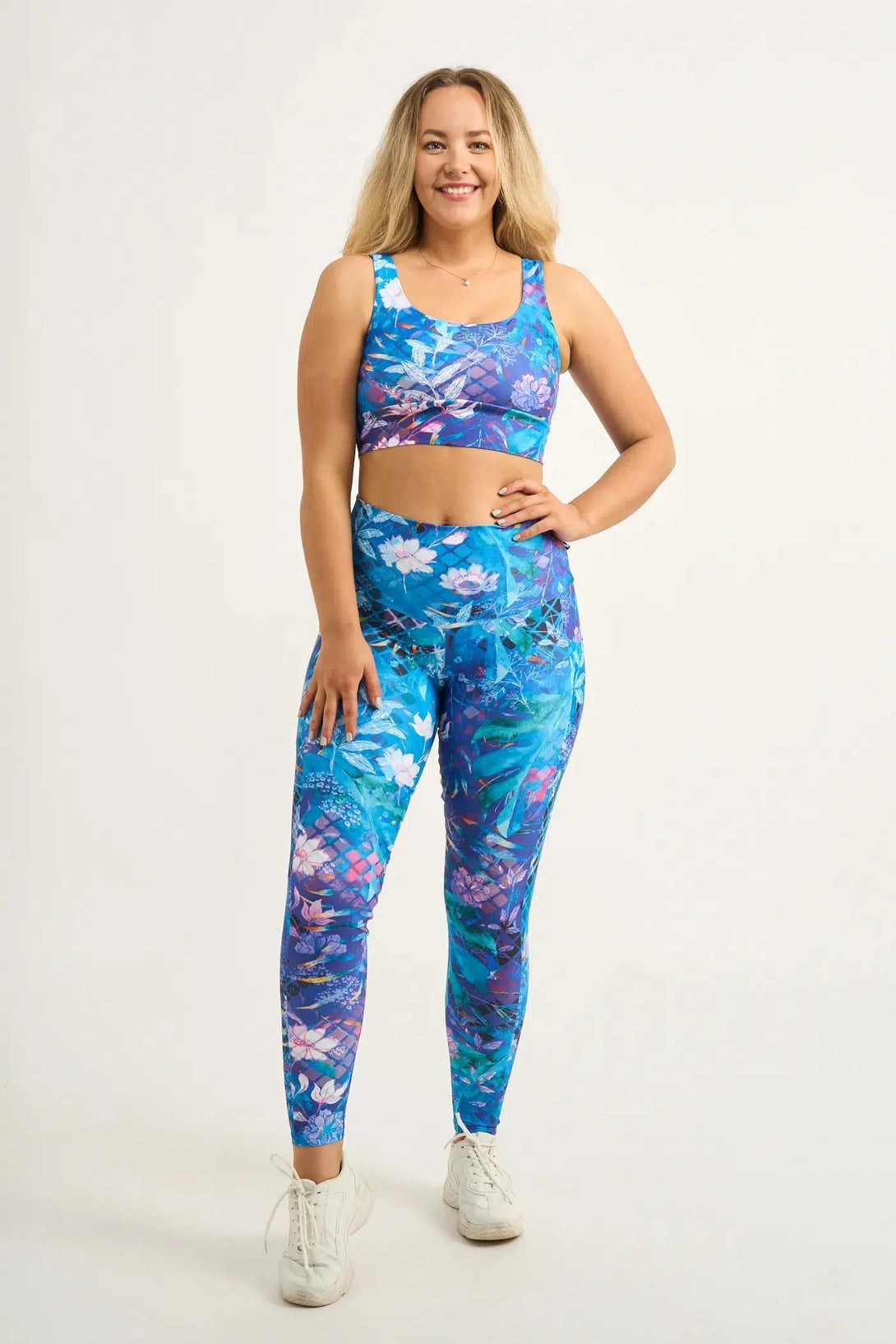 Mermaid Mafia Performance - Panel Pocket High Waisted Leggings-Activewear-Exoticathletica