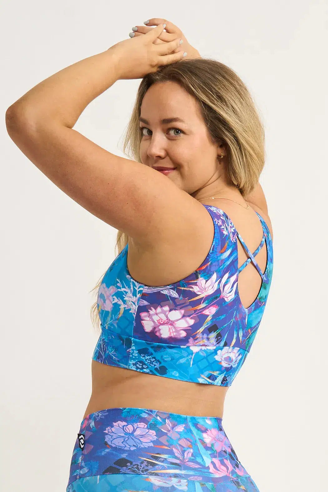 Mermaid Mafia Performance - Reversible Comfort Crop Top-Activewear-Exoticathletica