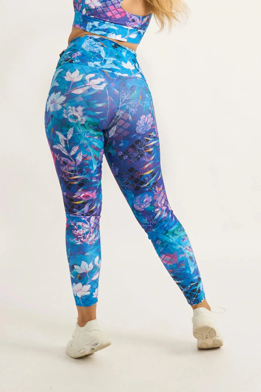 Mermaid Mafia Performance - Tummy Control High Waisted Leggings-Activewear-Exoticathletica