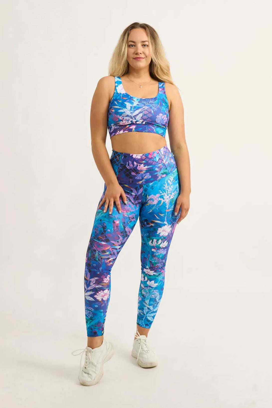 Mermaid Mafia Performance - Tummy Control High Waisted Leggings-Activewear-Exoticathletica