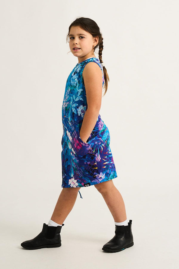 Mermaid Mafia Soft To Touch - Kids Lazy Girl Dress Tank-Activewear-Exoticathletica