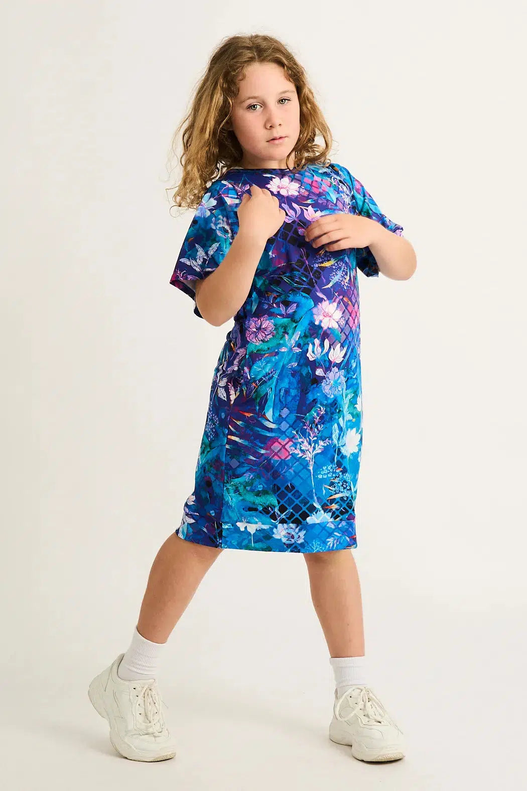 Mermaid Mafia Soft To Touch - Kids Lazy Girl Dress Tee-9358328337799-Activewear-Exoticathletica