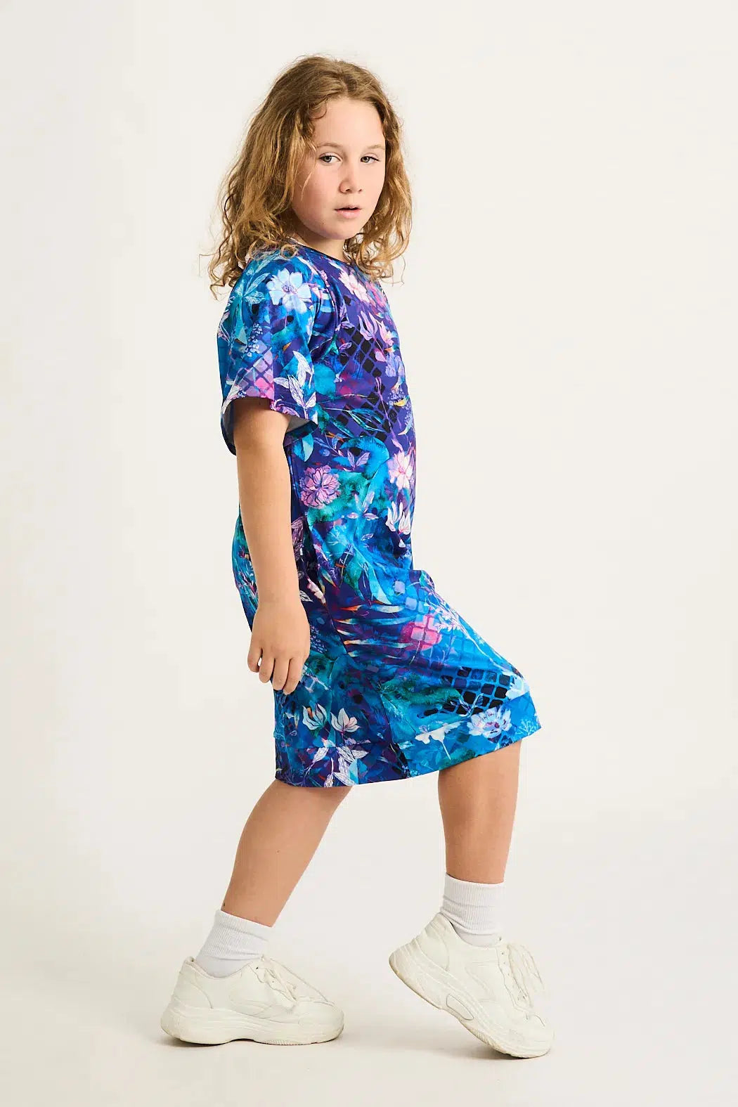 Mermaid Mafia Soft To Touch - Kids Lazy Girl Dress Tee-Activewear-Exoticathletica