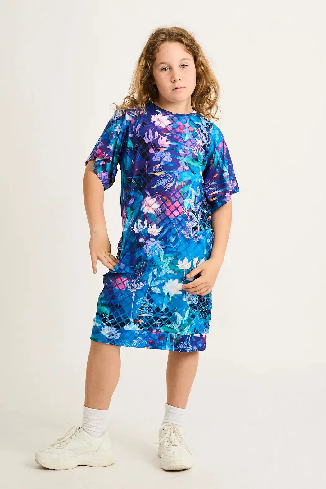 Mermaid Mafia Soft To Touch - Kids Lazy Girl Dress Tee-Activewear-Exoticathletica