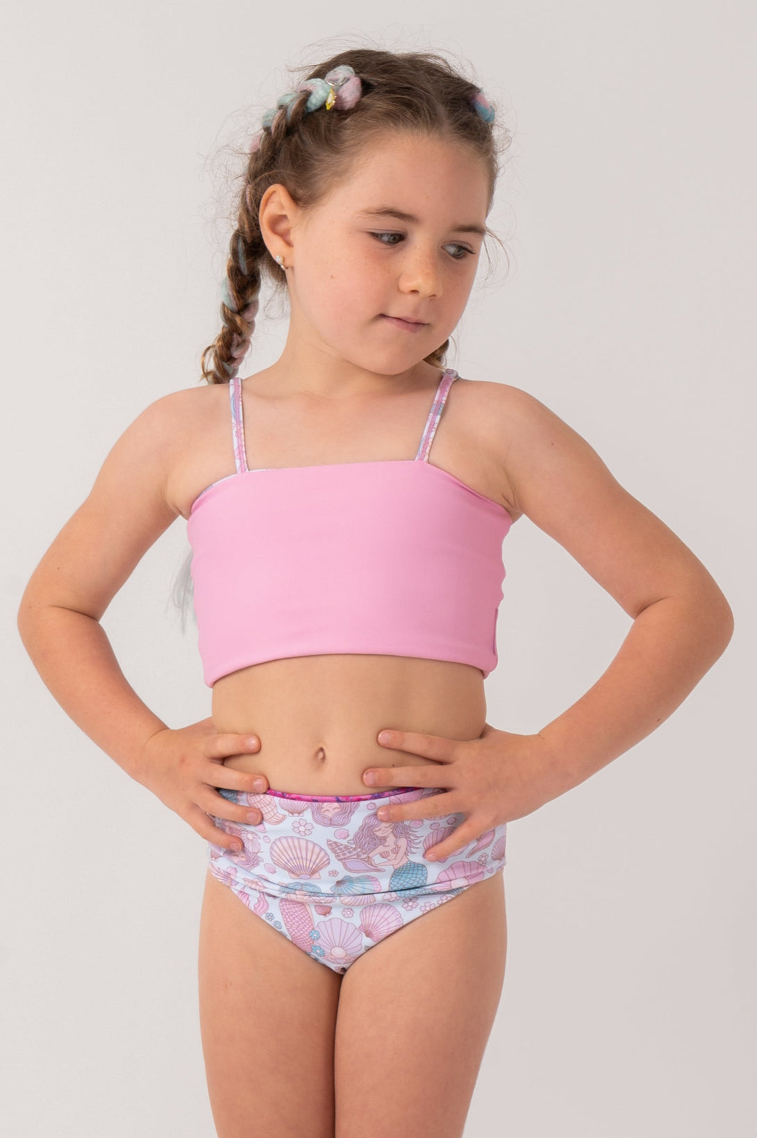 Mermaidia Aqua Silky - Kids Adjustable Bikini Top-Activewear-Exoticathletica