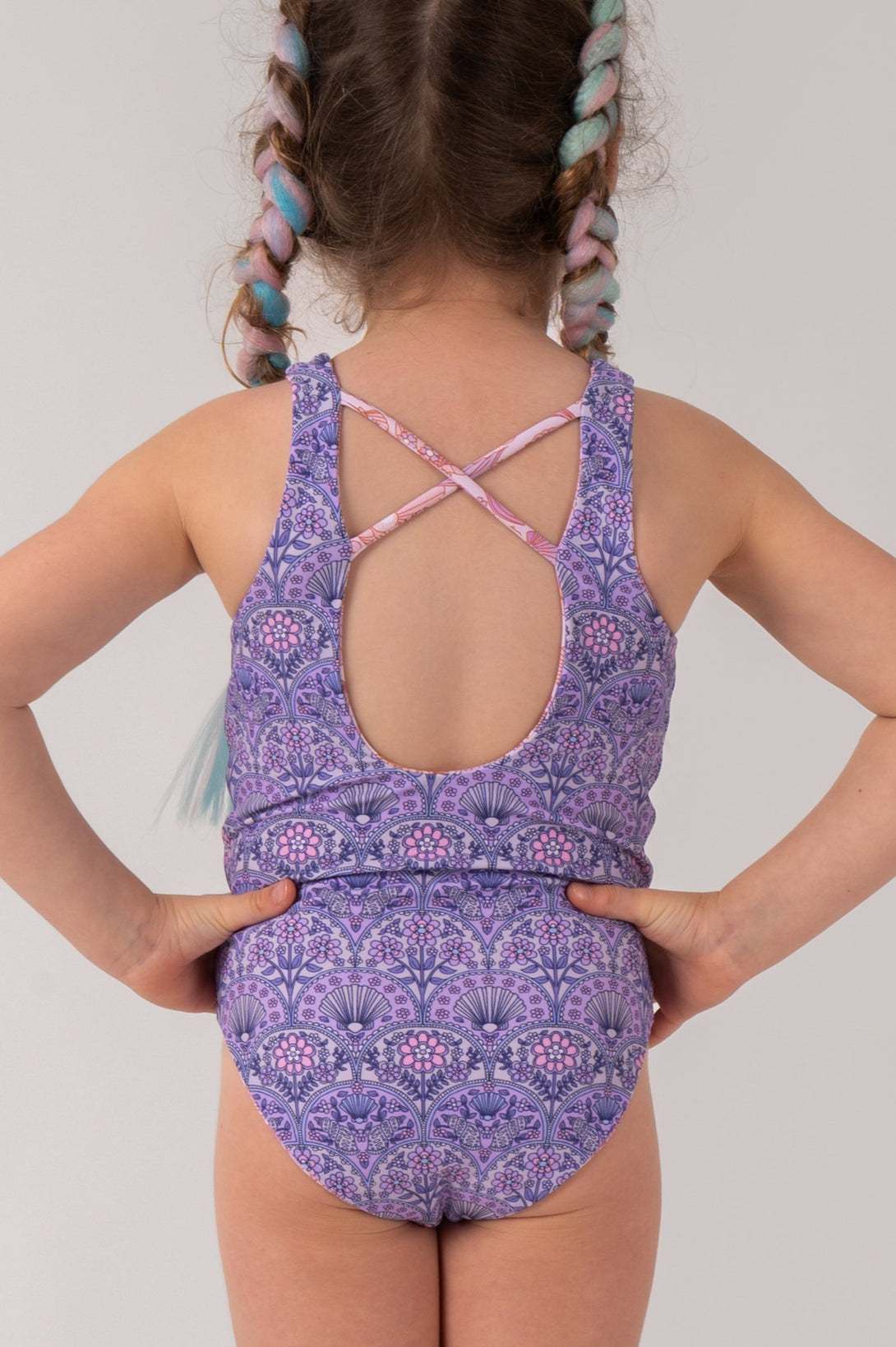 Mermaidia Silky - Kids Reversible One Piece-Activewear-Exoticathletica