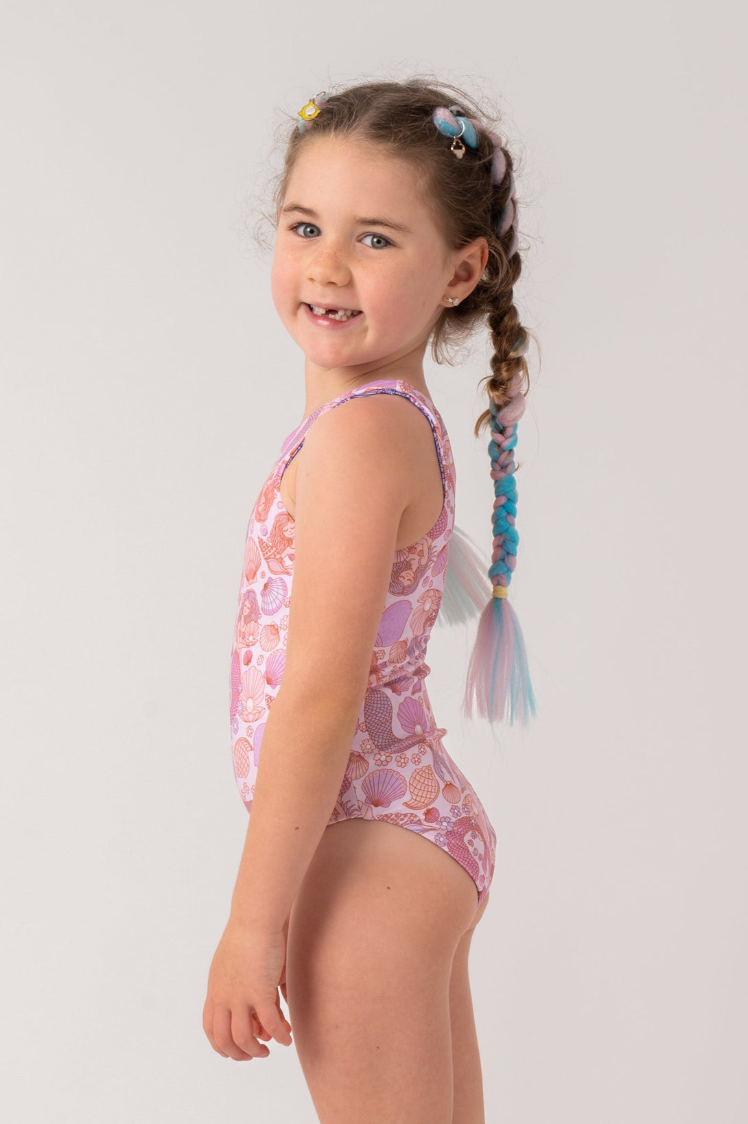 Mermaidia Silky - Kids Reversible One Piece-Activewear-Exoticathletica