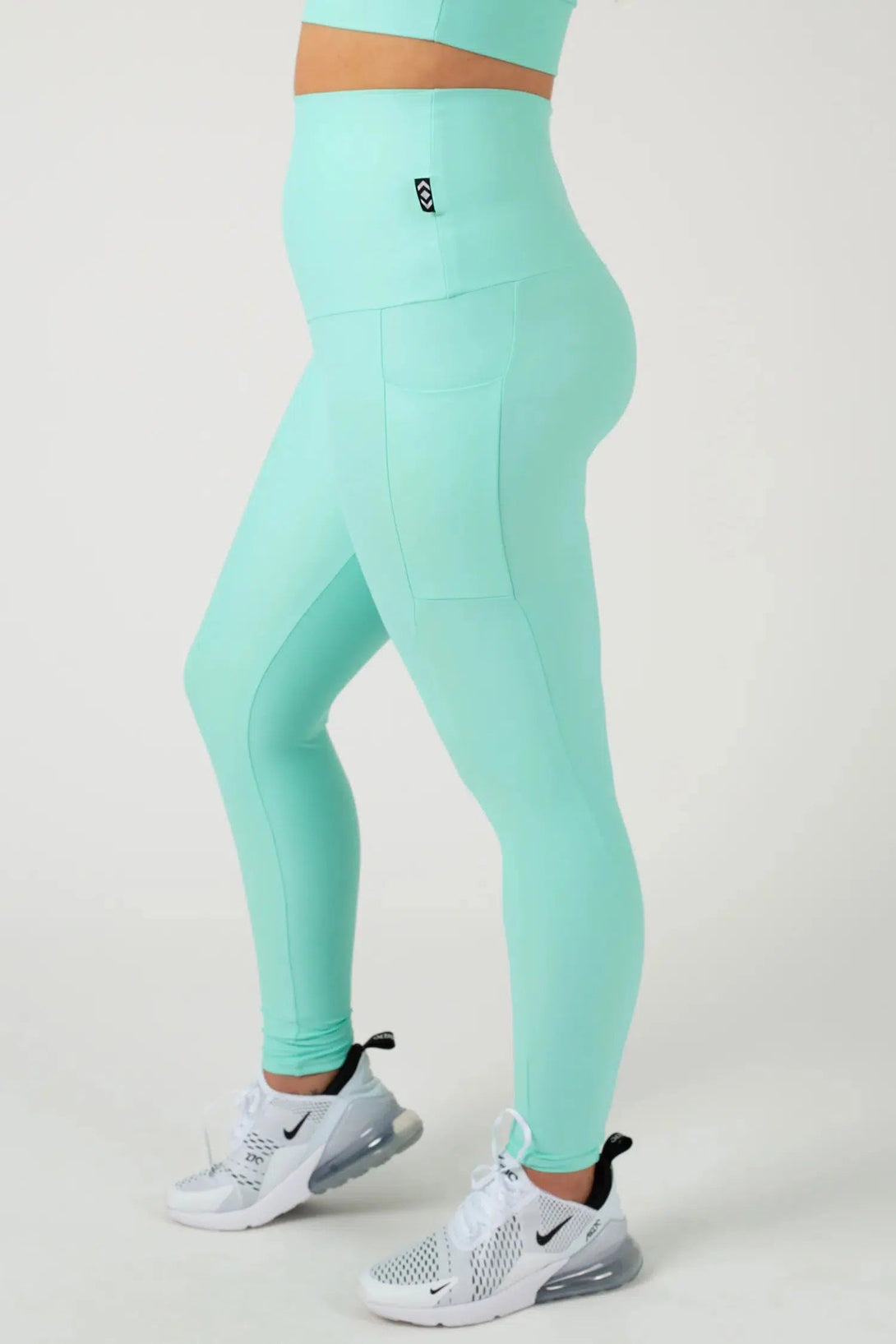 Mint Performance - Panel Pocket Extra High Waisted Leggings-Activewear-Exoticathletica