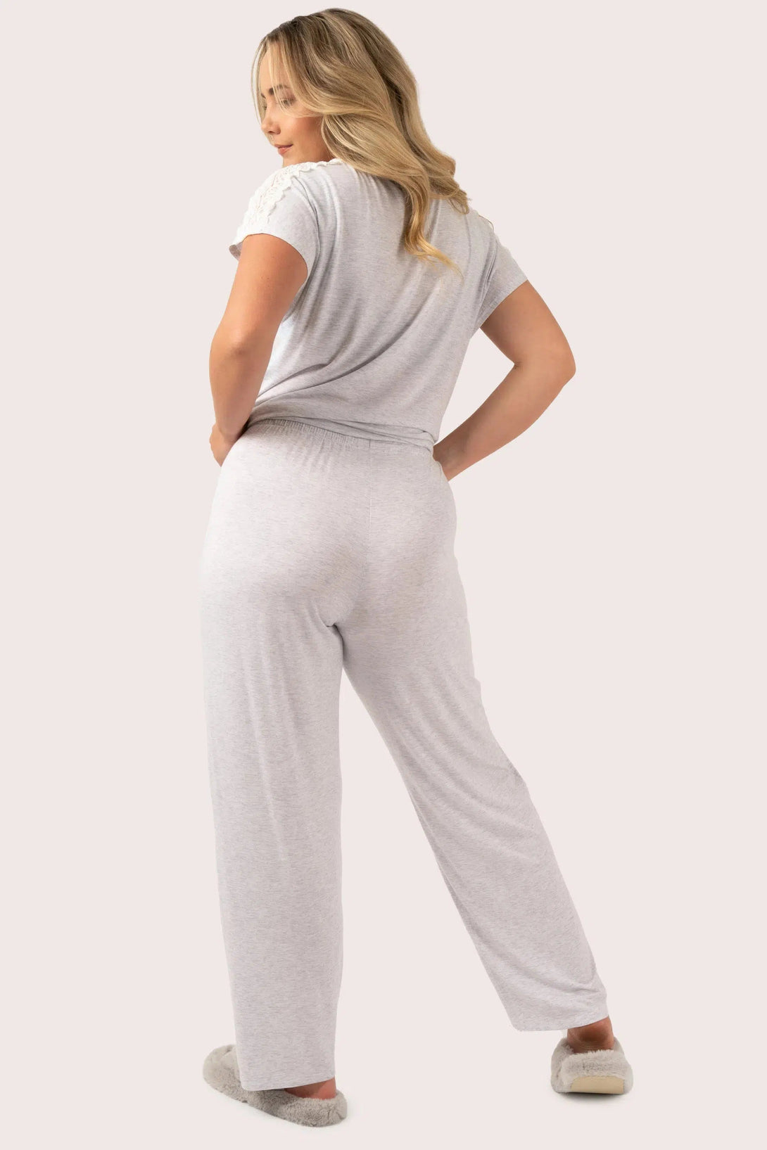 Modal Lounge Pant - Light Grey-Activewear-Exoticathletica