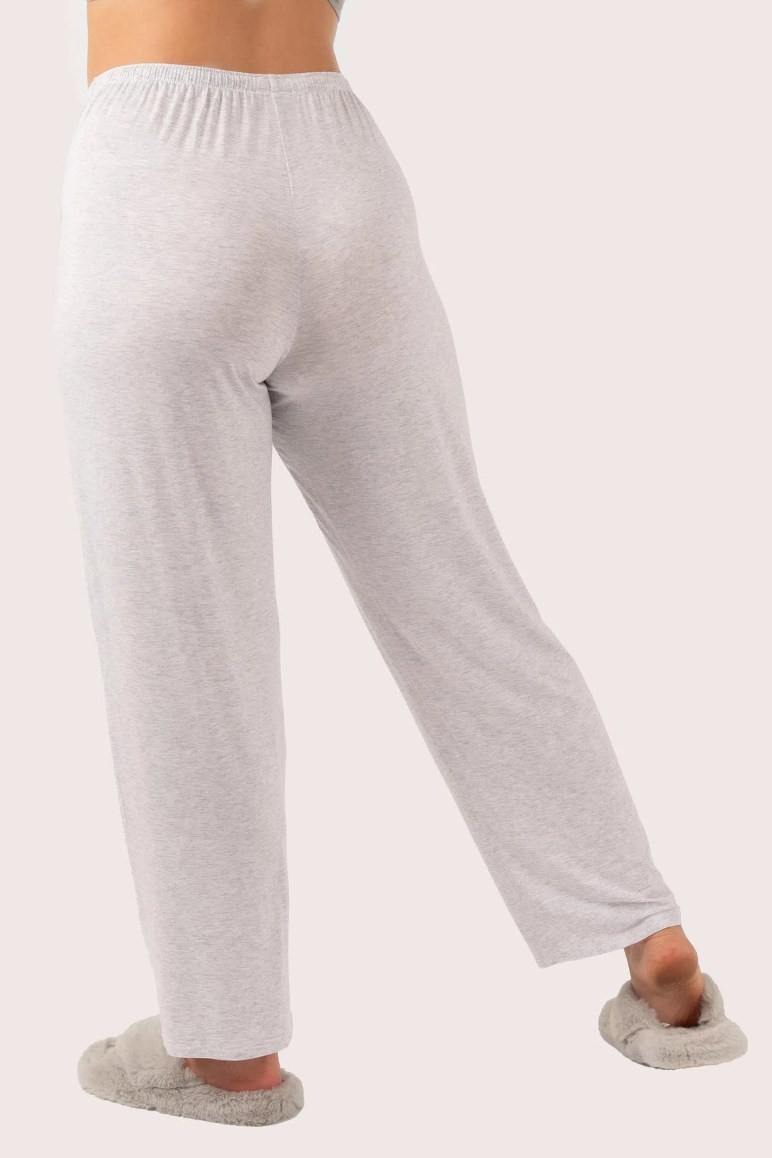 Modal Lounge Pant - Light Grey-Activewear-Exoticathletica