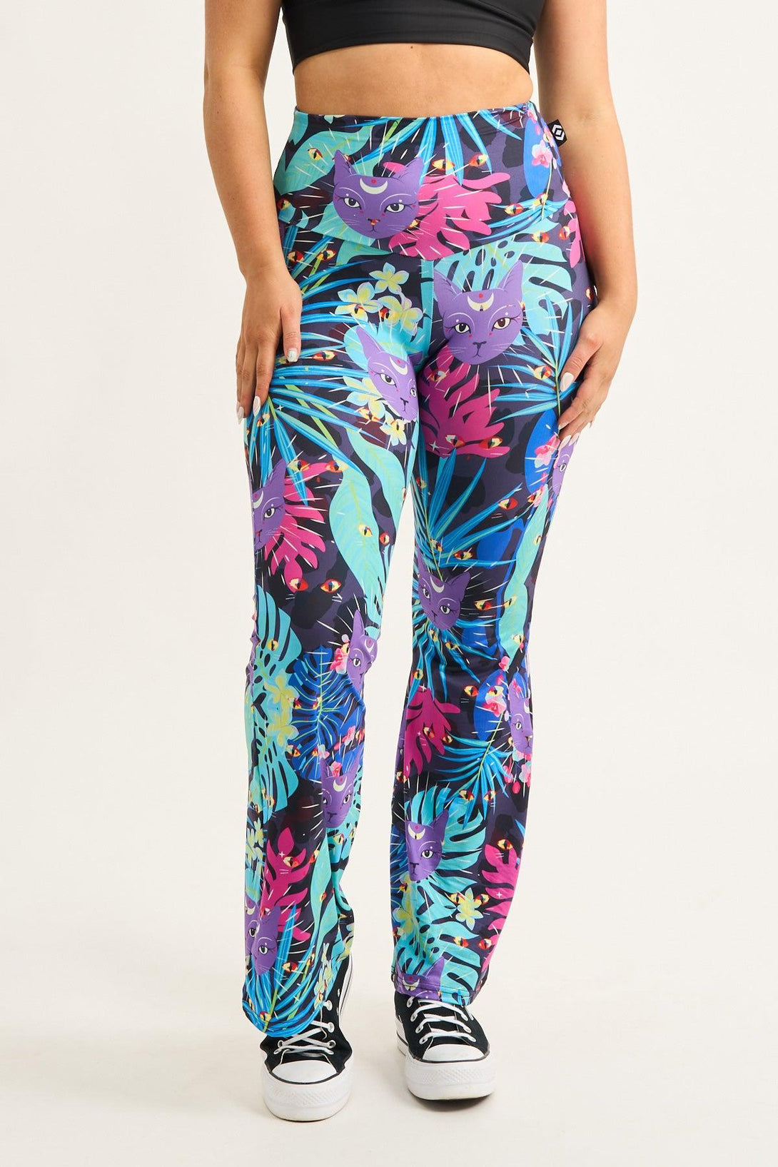 Mysticatz Soft To Touch - High Waisted Bootleg Pant-9358328344339-Activewear-Exoticathletica