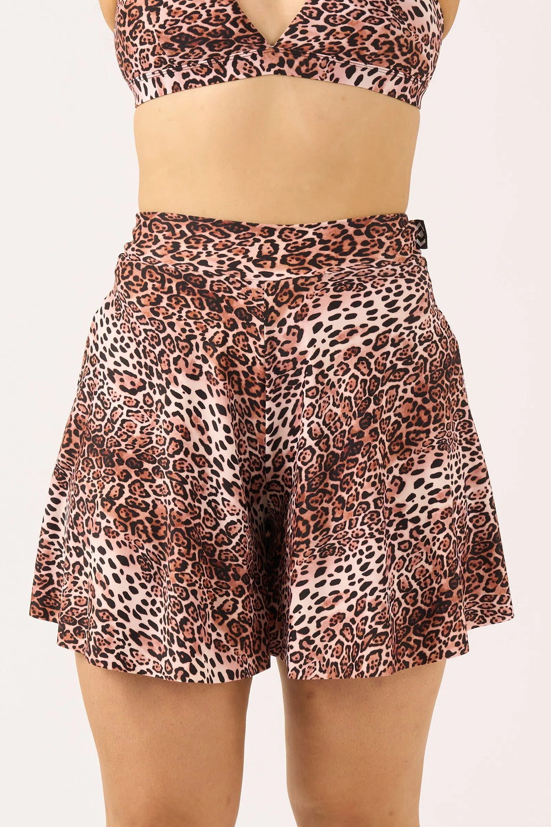 Natural Primal Animal Silky - Mini Palazzo Short-Activewear-Exoticathletica