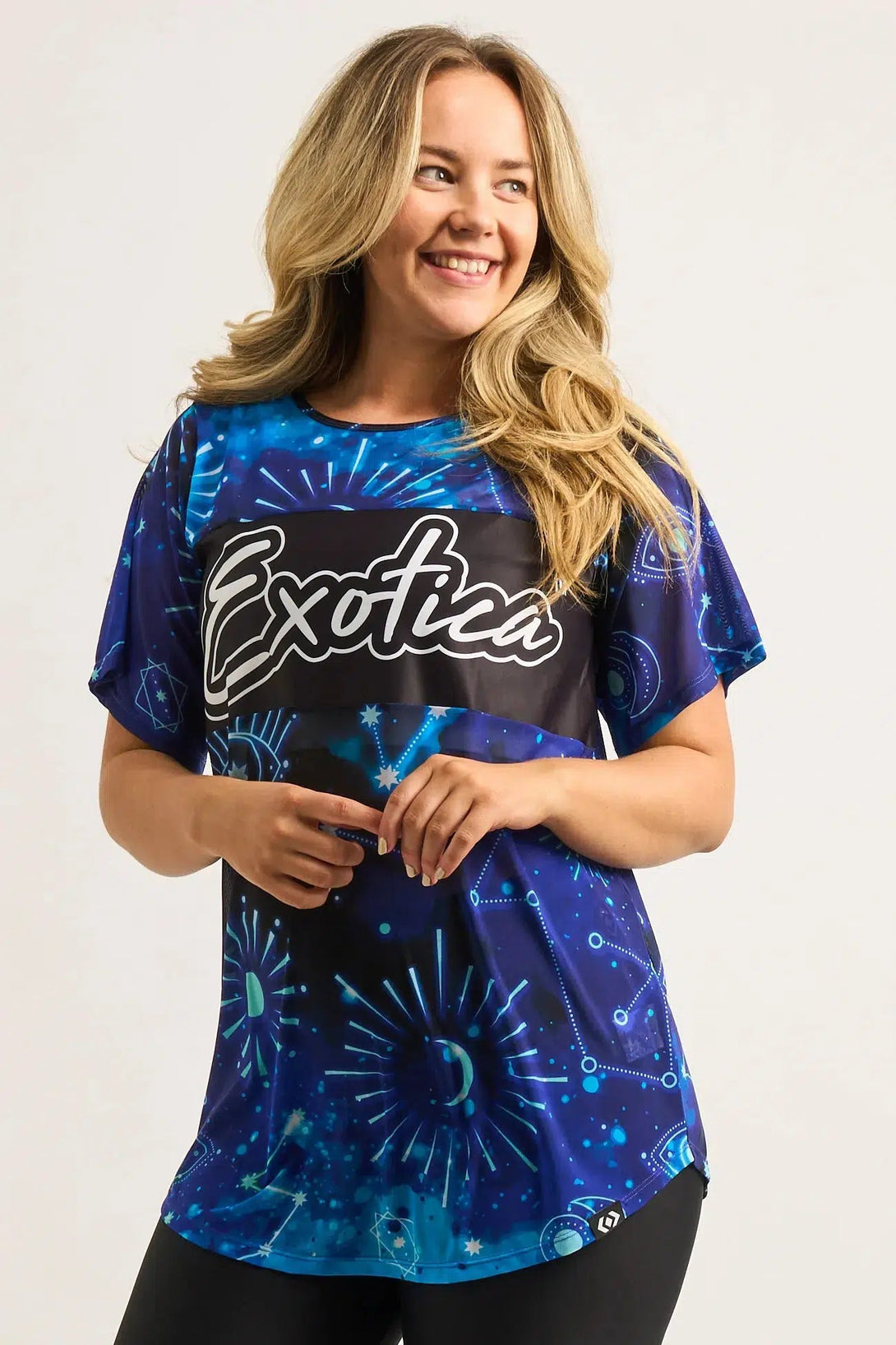 Net Exotica Boyfriend Tee - Imagine Nation-Activewear-Exoticathletica