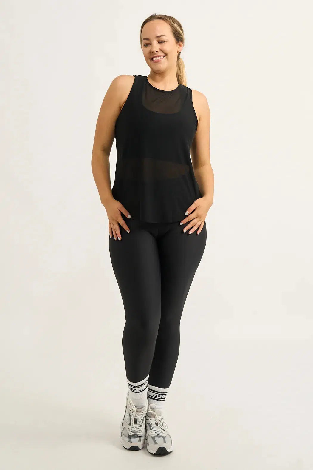 Net Muscle Back Tank - Black-70346067-Activewear-Exoticathletica