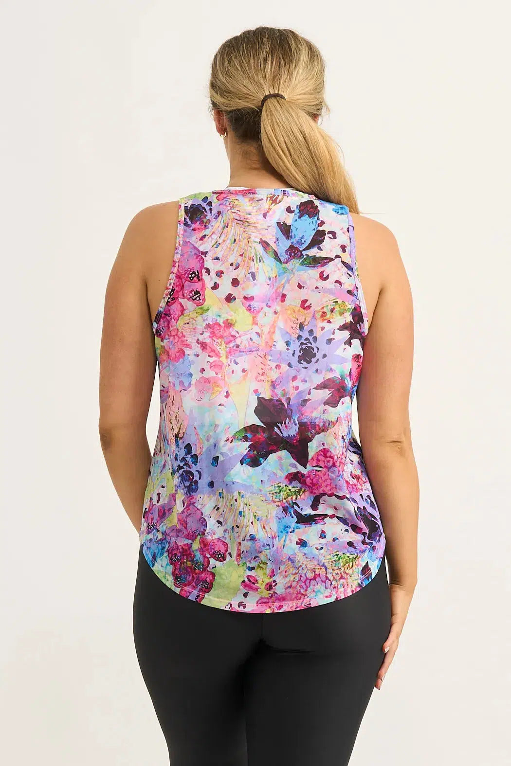 Net Muscle Back Tank - Blessings-Activewear-Exoticathletica