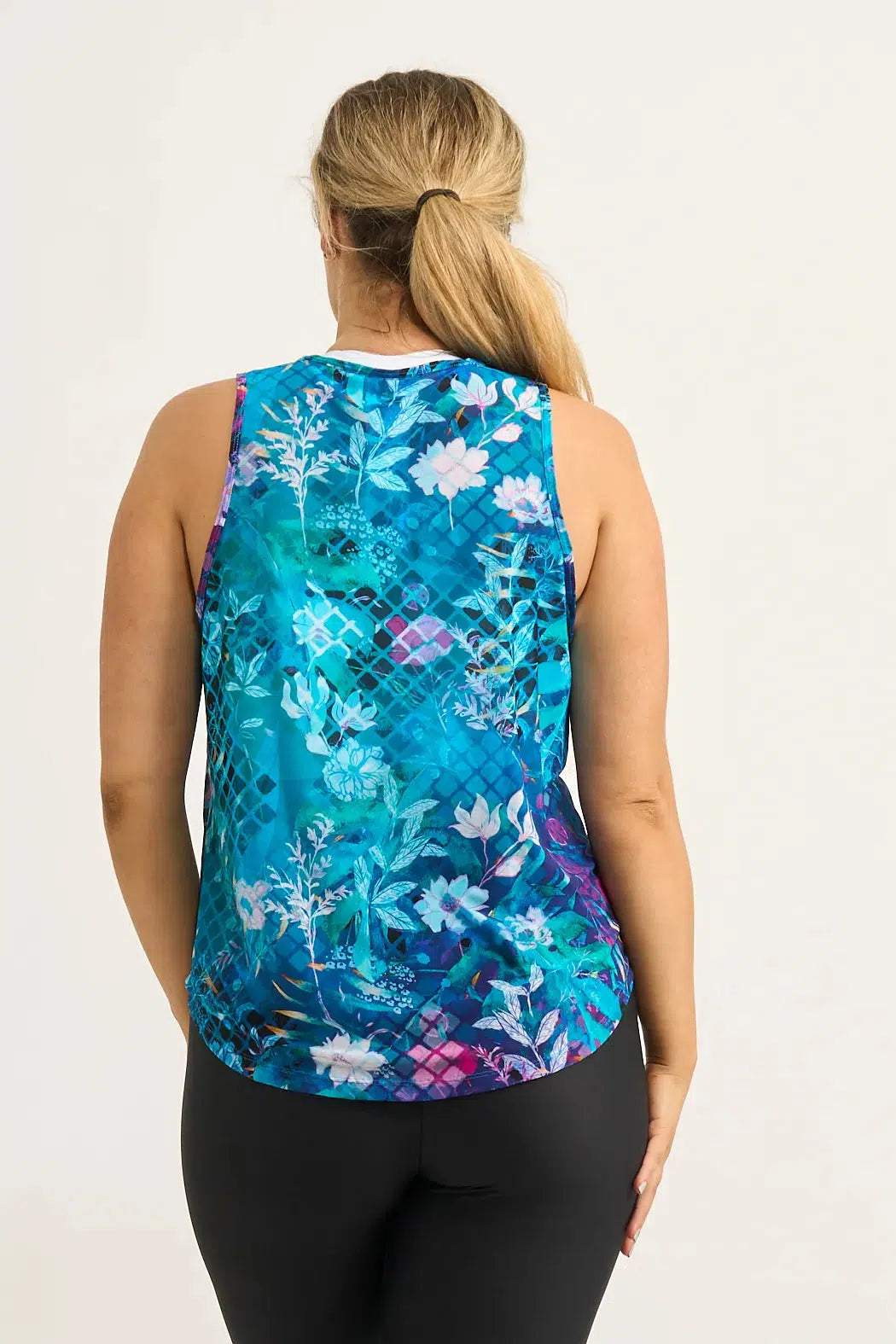 Net Muscle Back Tank - Mermaid Mafia-Activewear-Exoticathletica