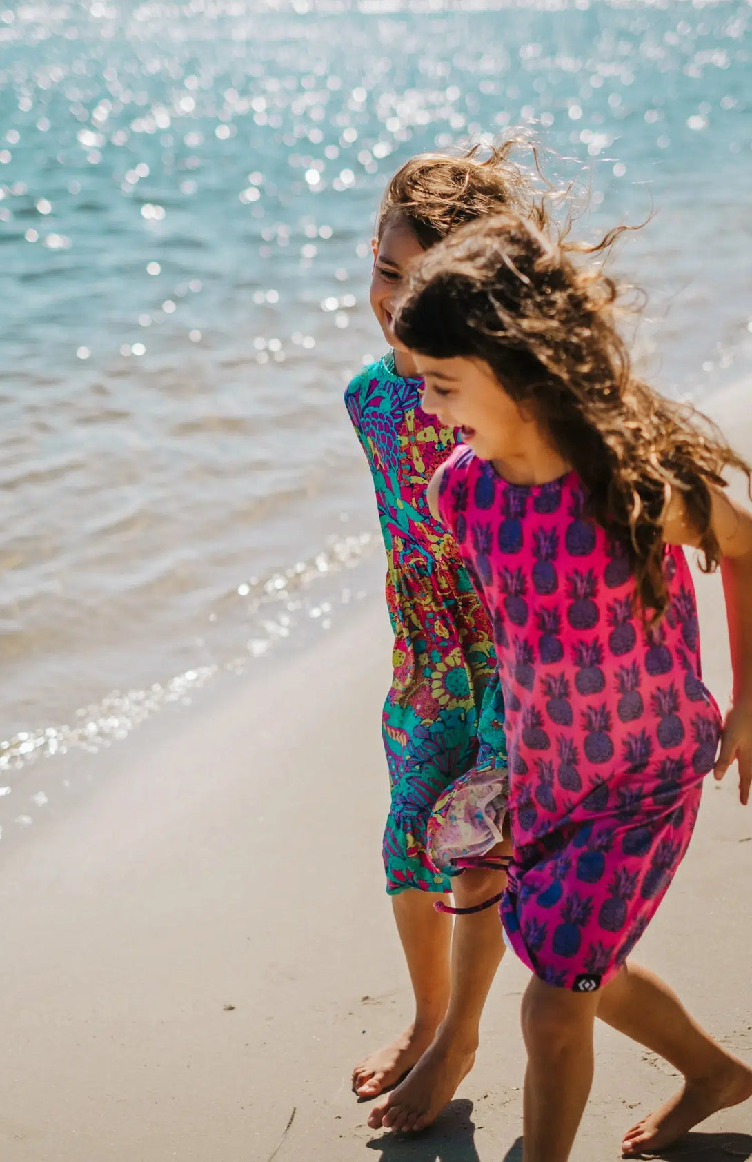 Party Like A Pineapple Soft To Touch - Kids Lazy Girl Dress Tank-Activewear-Exoticathletica