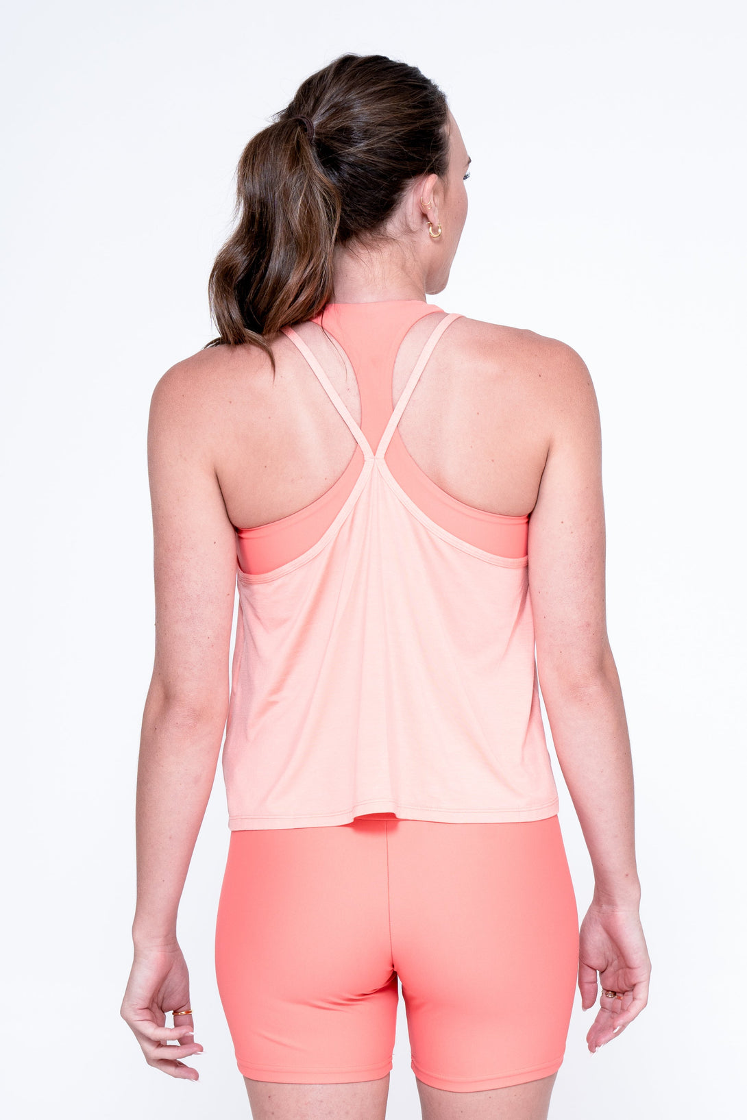 Peachy Slinky To Touch - Cropped Singlet-Activewear-Exoticathletica