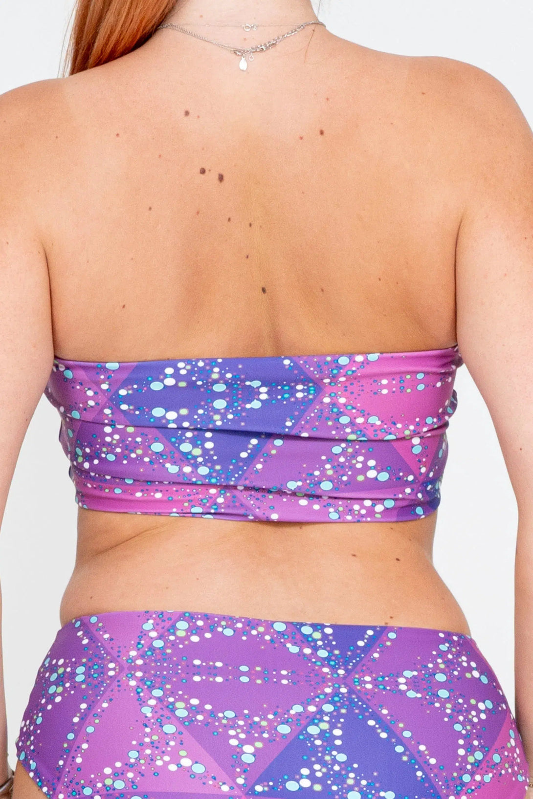 Performance Bandeau Bikini Top - Trance Purple-Activewear-Exoticathletica