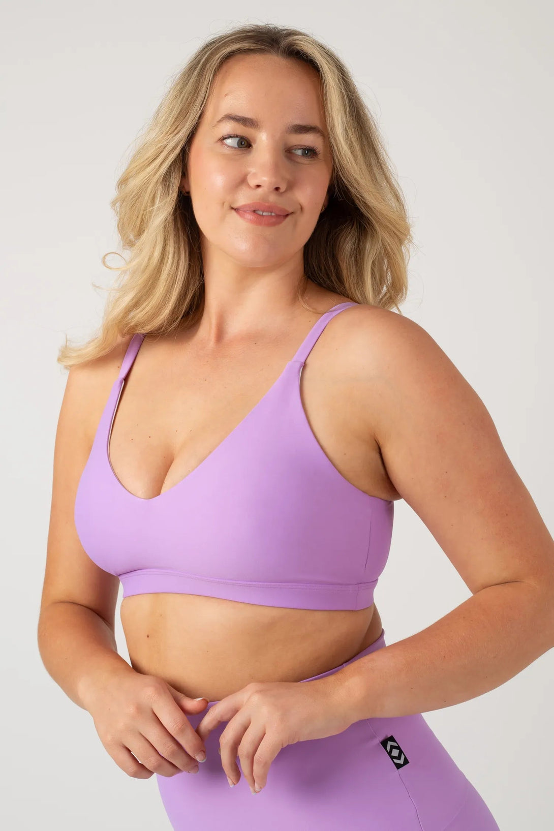 Performance Bralette Crop - Lilac-Activewear-Exoticathletica