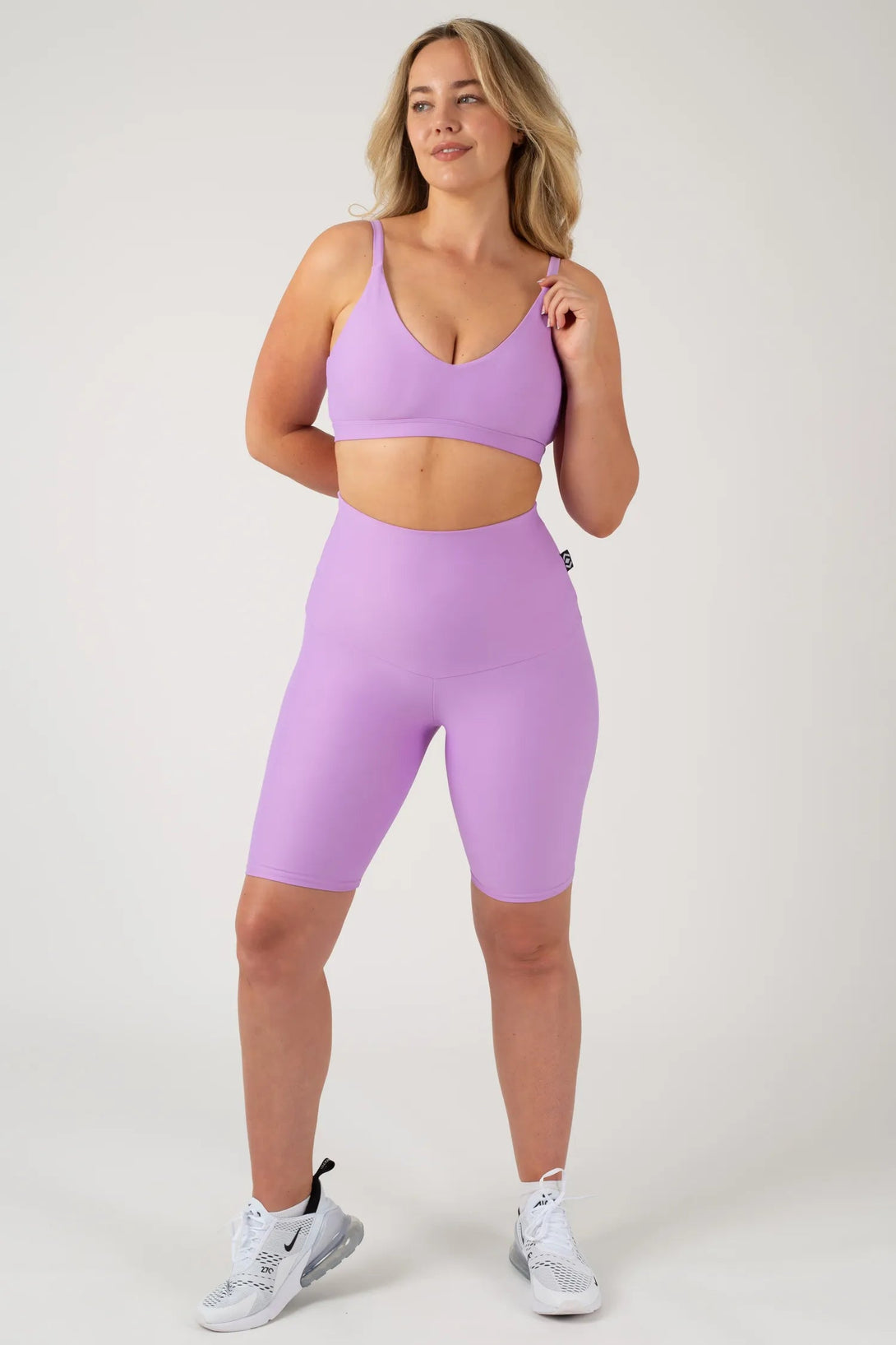 Performance Bralette Crop - Lilac-Activewear-Exoticathletica