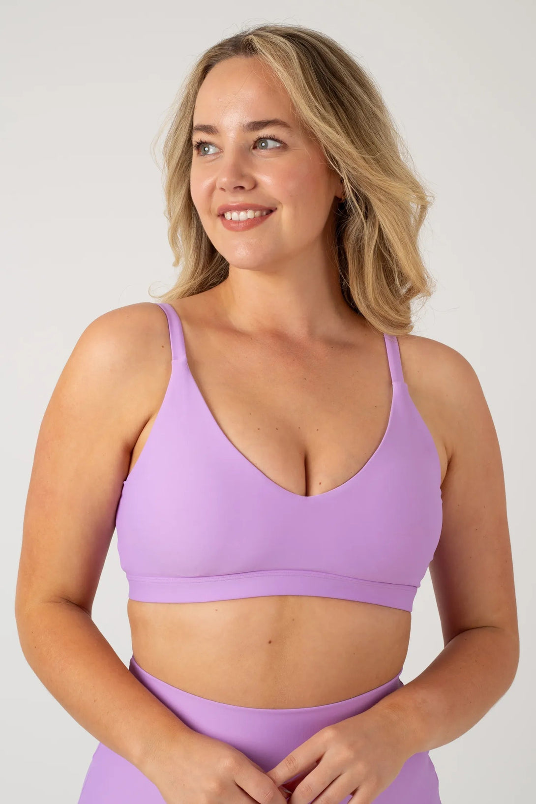 Performance Bralette Crop - Lilac-Activewear-Exoticathletica