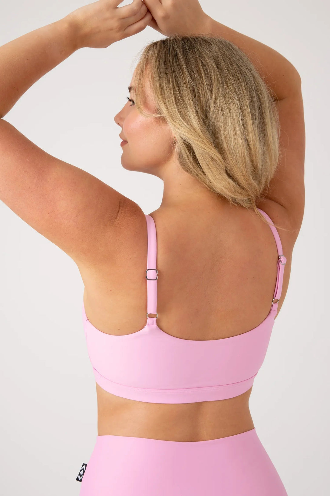 Performance Bralette Crop - Pastel Pink-Activewear-Exoticathletica