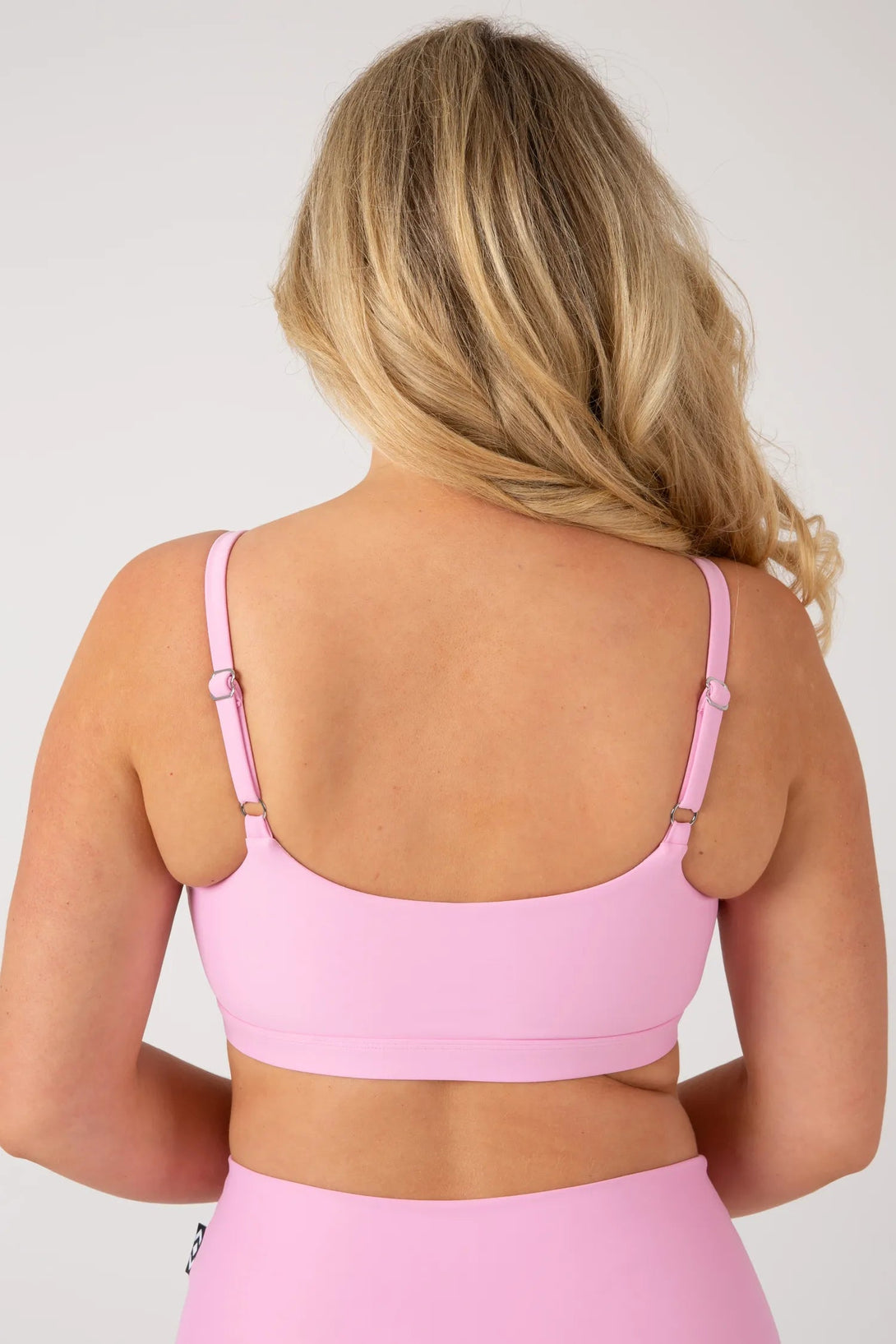 Performance Bralette Crop - Pastel Pink-Activewear-Exoticathletica