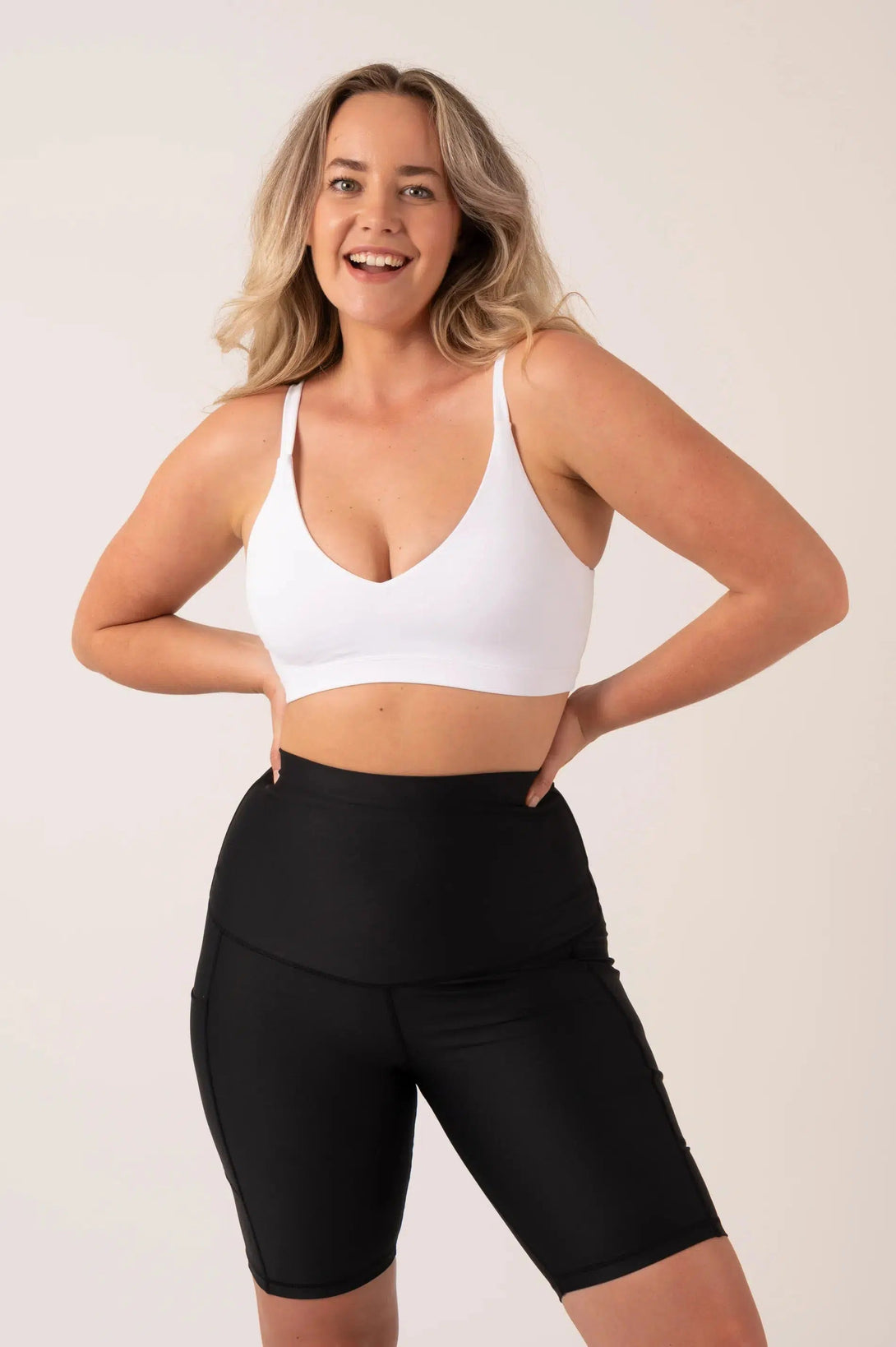 Performance Bralette Crop - White-Activewear-Exoticathletica