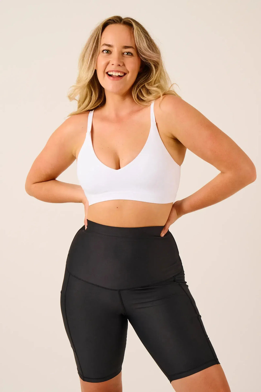 Performance Bralette Crop - White-Activewear-Exoticathletica