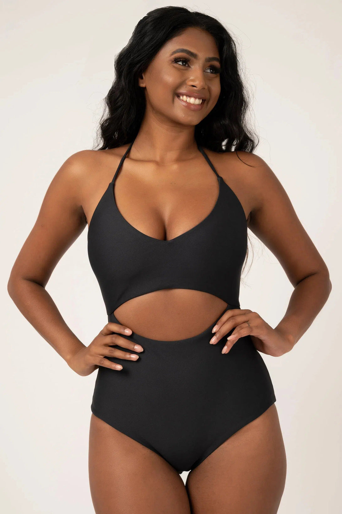 Performance Bralette One Piece W/ Extra Coverage Bottoms - Black-Activewear-Exoticathletica