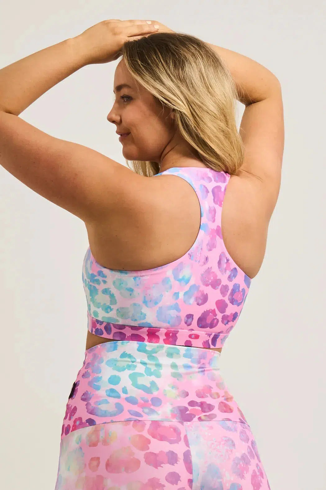 Performance Deep V Crop - Rainbow Jag-Activewear-Exoticathletica