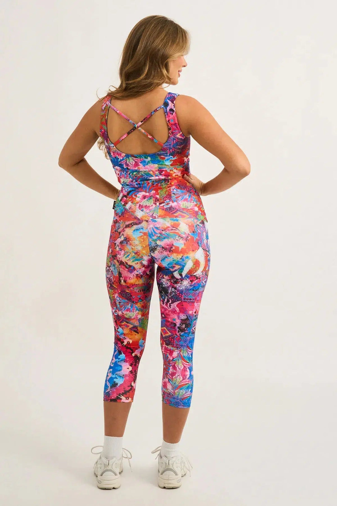 Performance Extra High Waisted Capri Leggings - Believe The Hype-Activewear-Exoticathletica