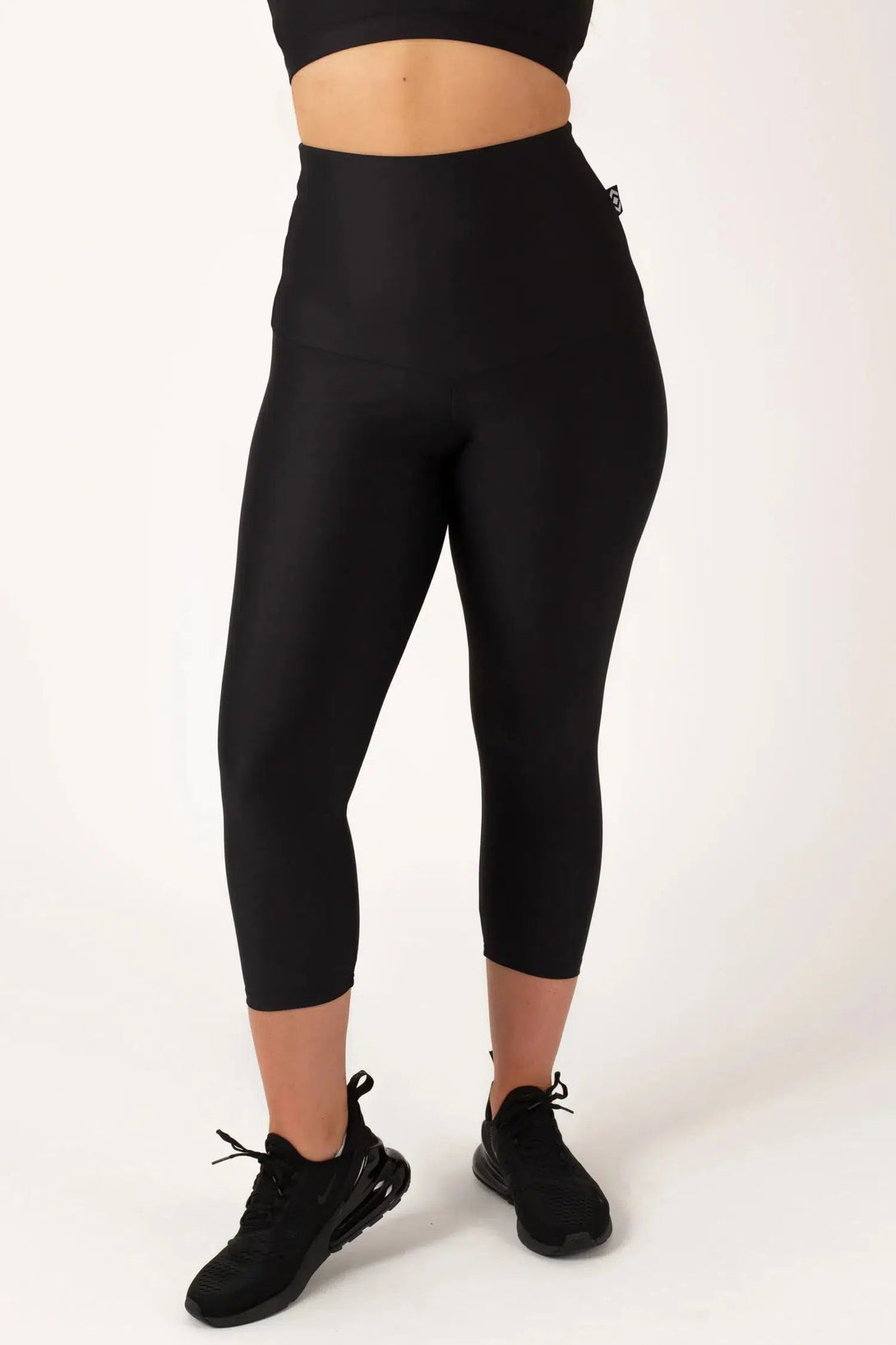 Performance Extra High Waisted Capri Leggings - Black-55504723-Activewear-Exoticathletica