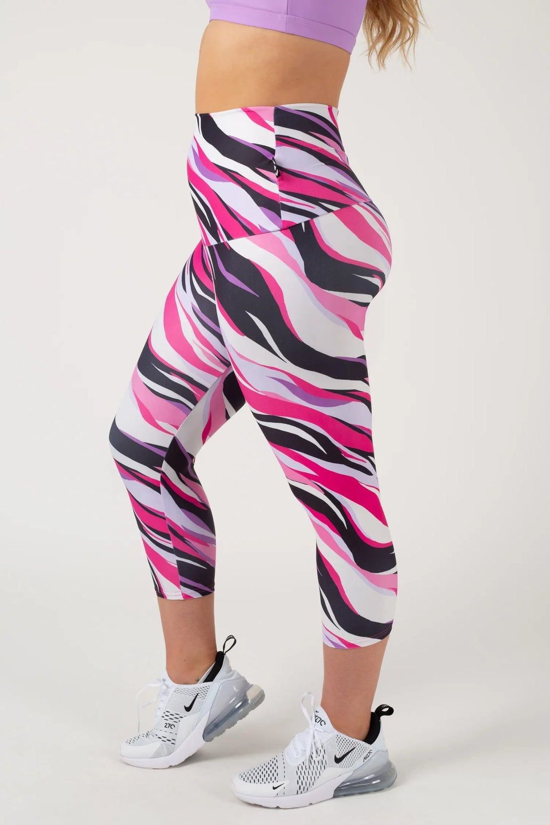 Performance Extra High Waisted Capri Leggings - Catwalk-Activewear-Exoticathletica