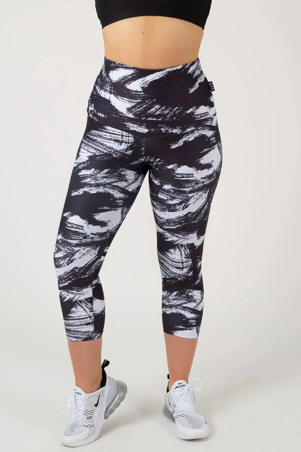 Performance Extra High Waisted Capri Leggings - Destruction-Activewear-Exoticathletica