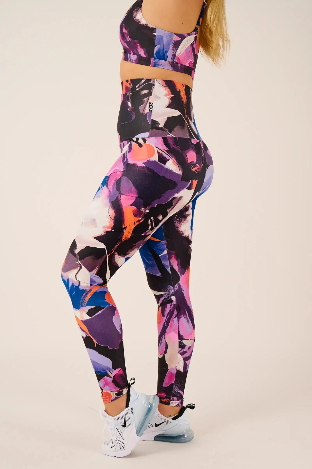 Performance Extra High Waisted Legging - Calypso Nights-Activewear-Exoticathletica