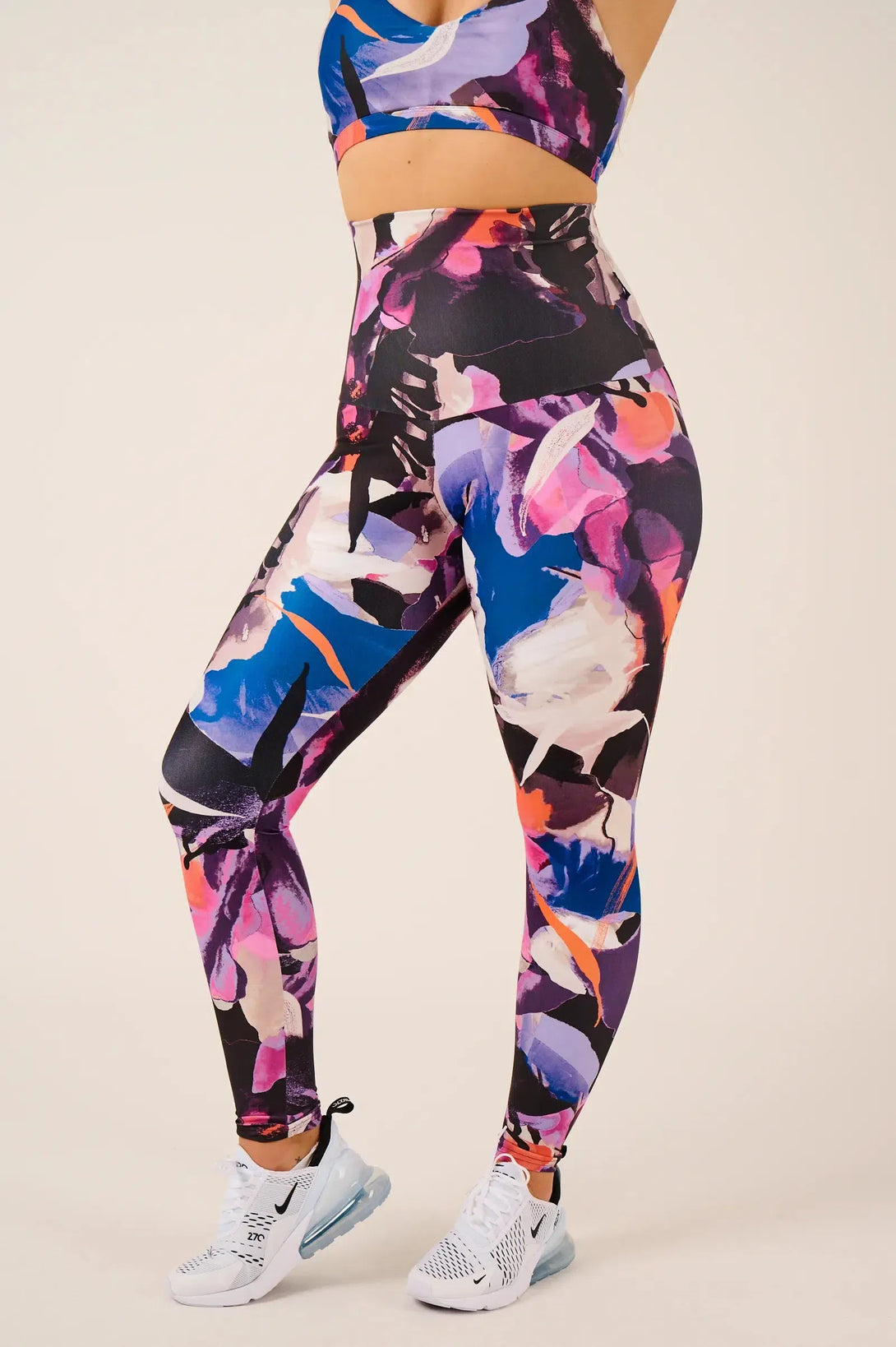 Performance Extra High Waisted Legging - Calypso Nights-Activewear-Exoticathletica