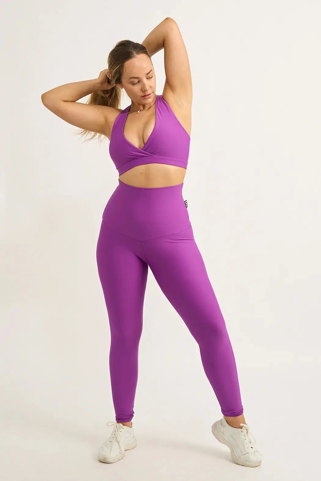 Performance Extra High Waisted Leggings - Purple-9358328347583-Activewear-Exoticathletica