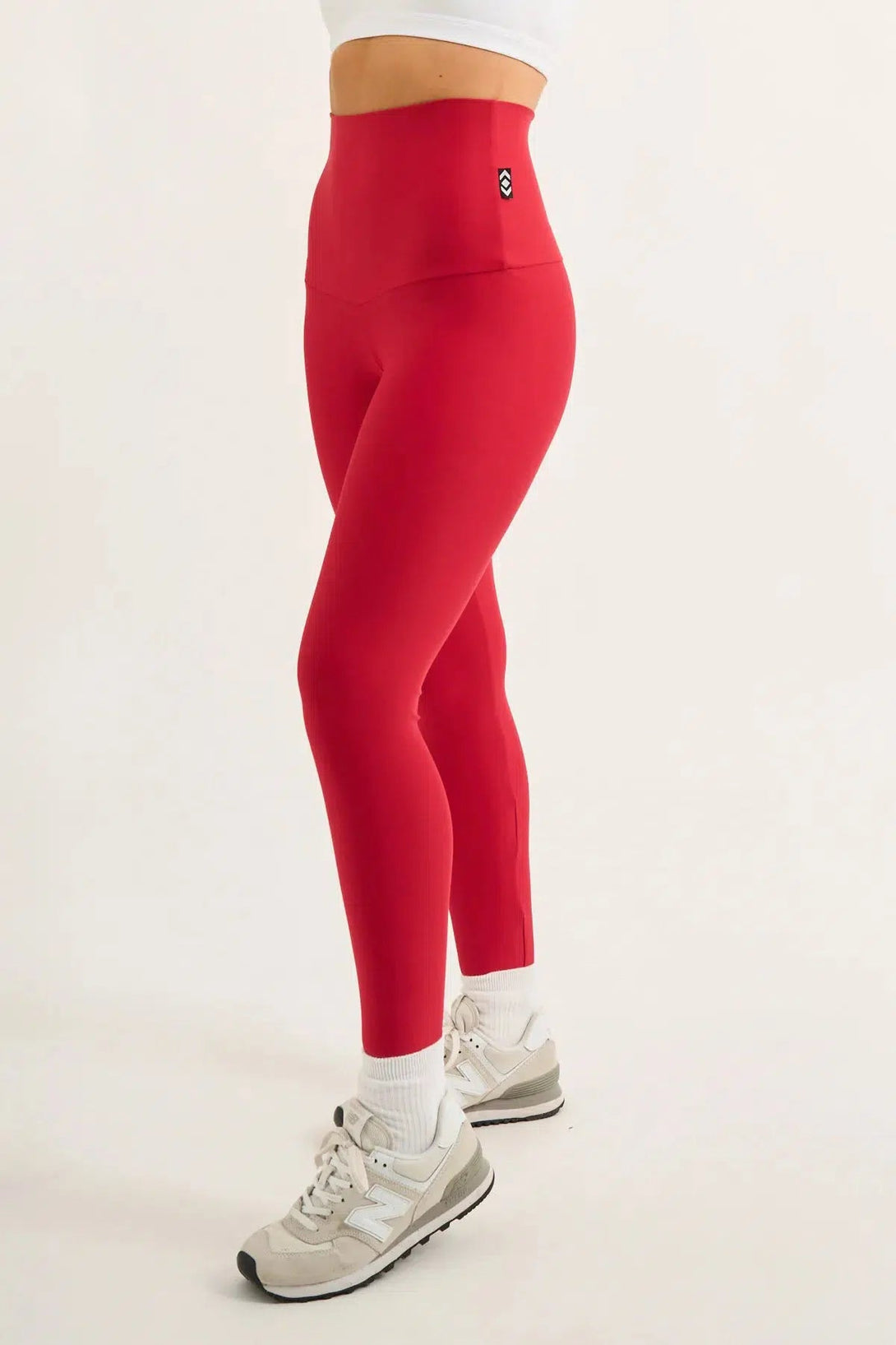 Performance Extra High Waisted Leggings - Red-Activewear-Exoticathletica