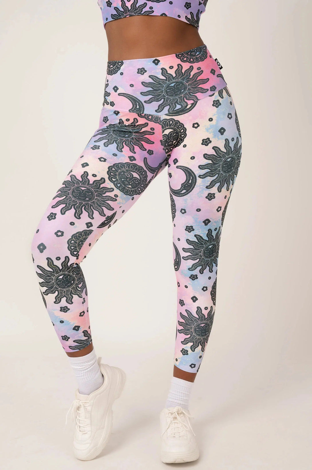 Performance High Waisted 7/8 Leggings - Solar Sister-Activewear-Exoticathletica