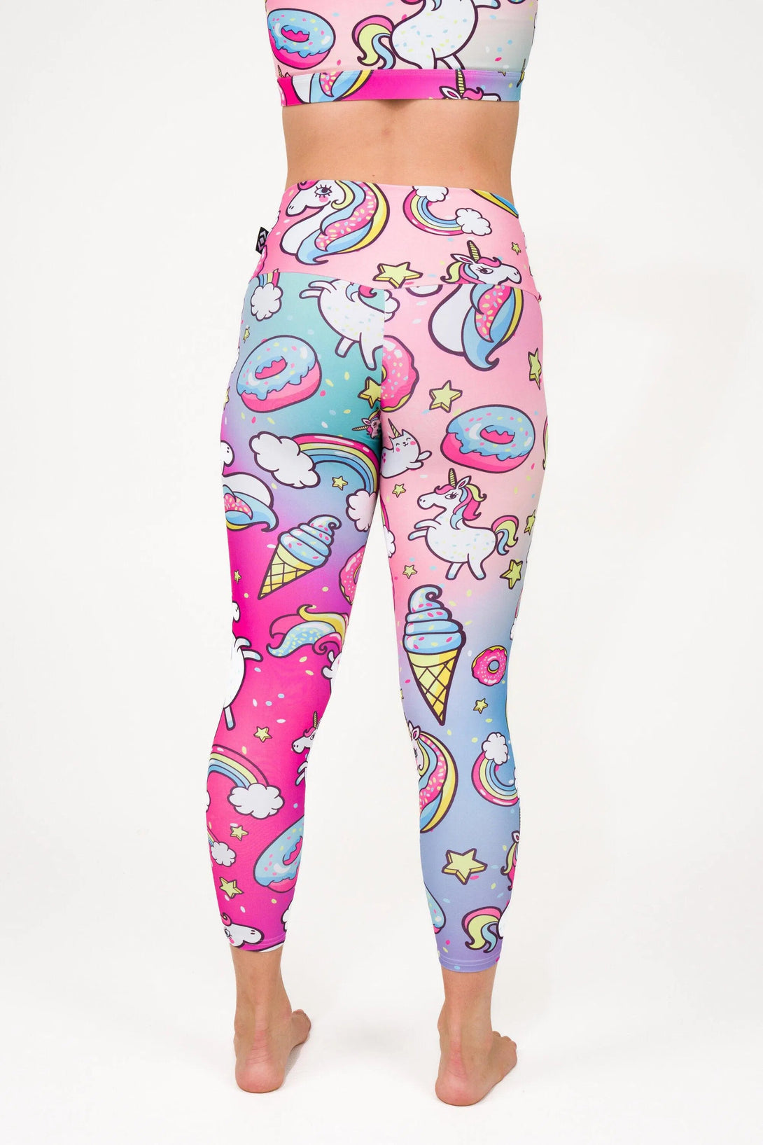 Performance High Waisted 7/8 Leggings - Unicorn-Activewear-Exoticathletica