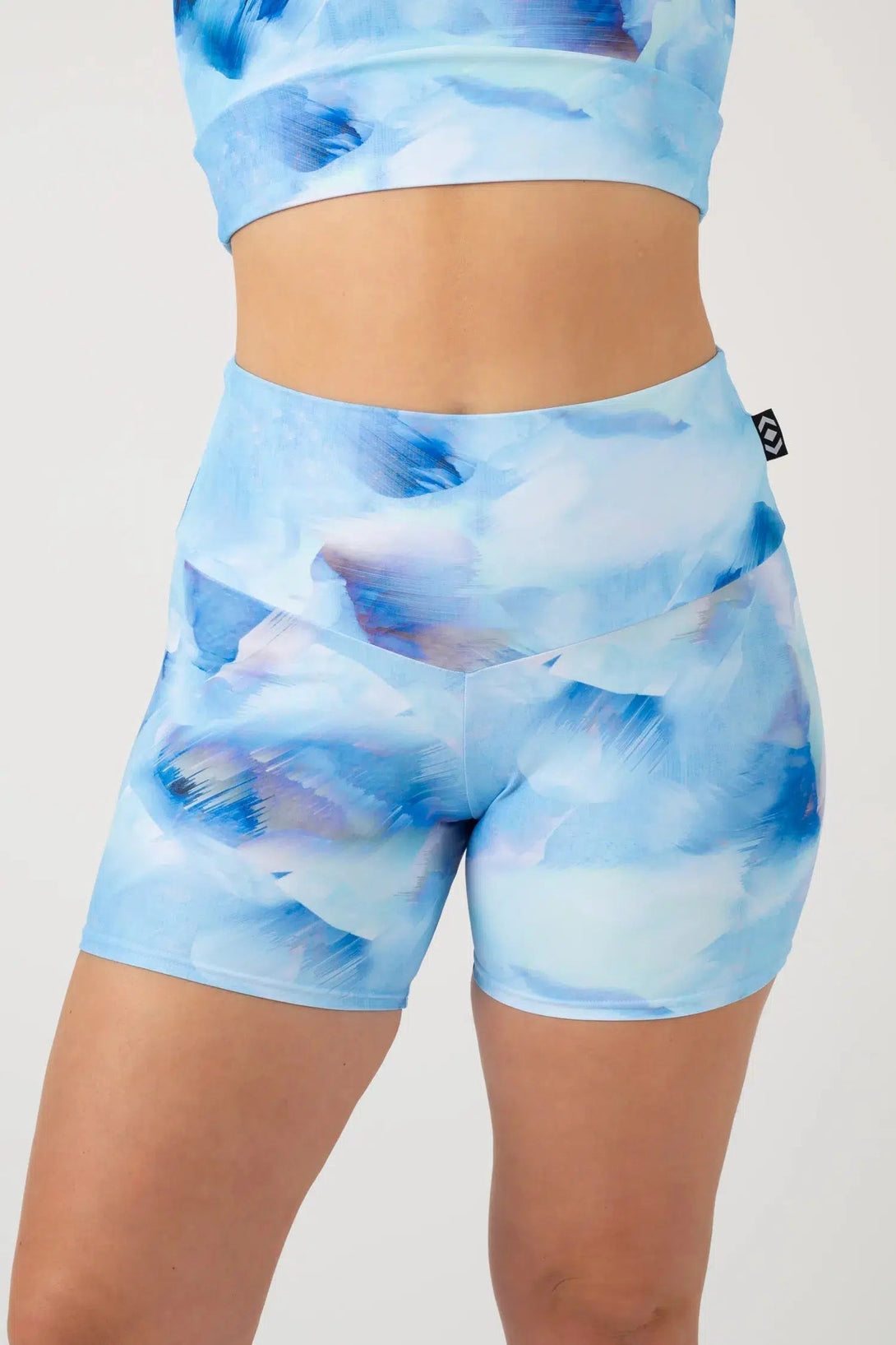 Performance High Waisted Booty Shorts - Fluid-9358328378044-Activewear-Exoticathletica