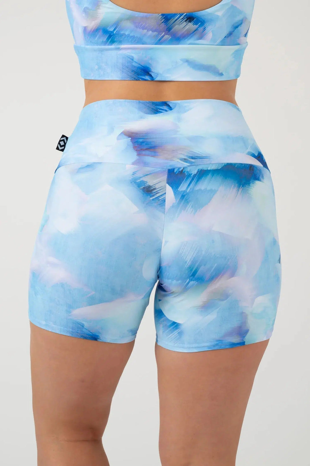 Performance High Waisted Booty Shorts - Fluid-Activewear-Exoticathletica