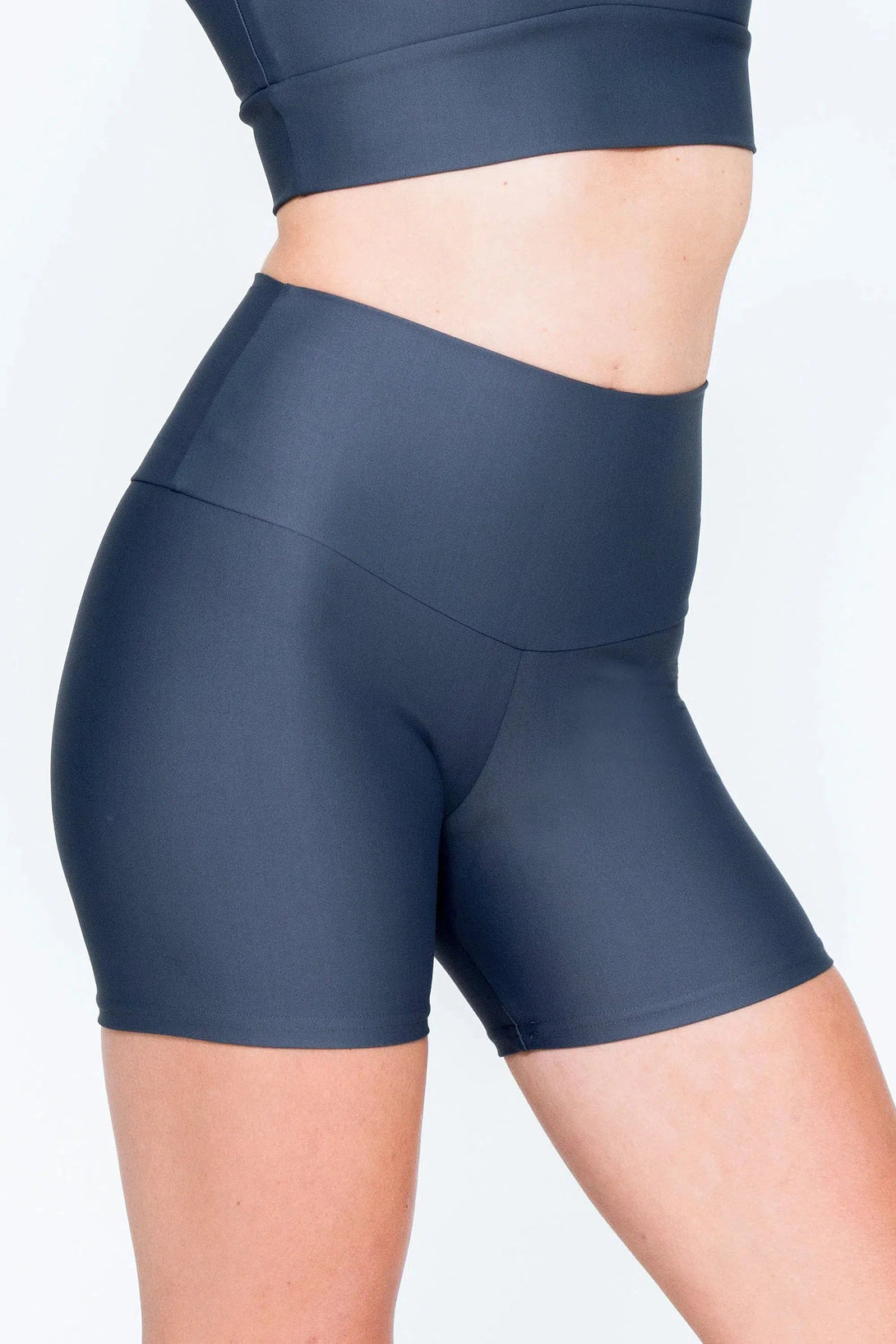 Performance High Waisted Booty Shorts - Mama Shark-Activewear-Exoticathletica