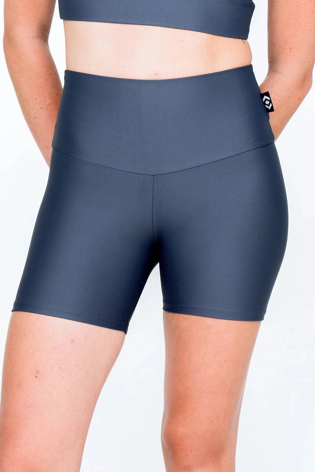 Performance High Waisted Booty Shorts - Mama Shark-Activewear-Exoticathletica