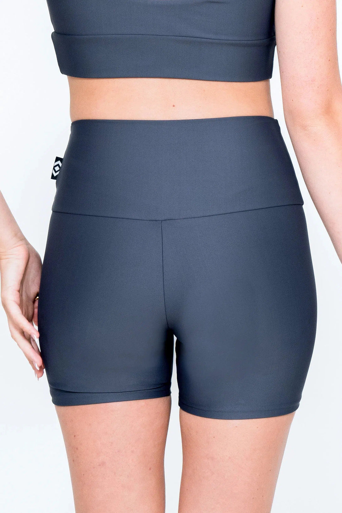 Performance High Waisted Booty Shorts - Mama Shark-Activewear-Exoticathletica