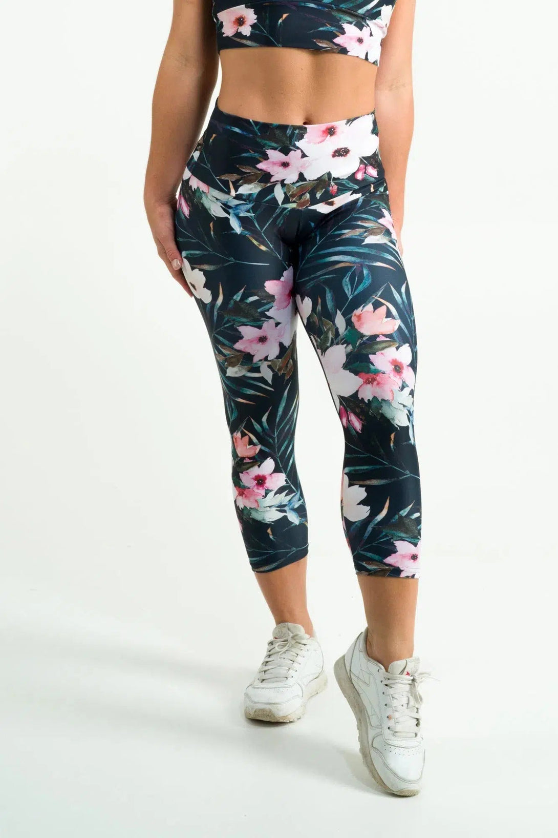 Performance High Waisted Capri Leggings - Exotic At Heart-Activewear-Exoticathletica