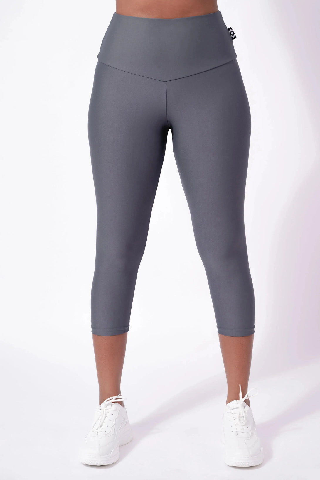 Performance High Waisted Capri Leggings - Mama Shark-Activewear-Exoticathletica