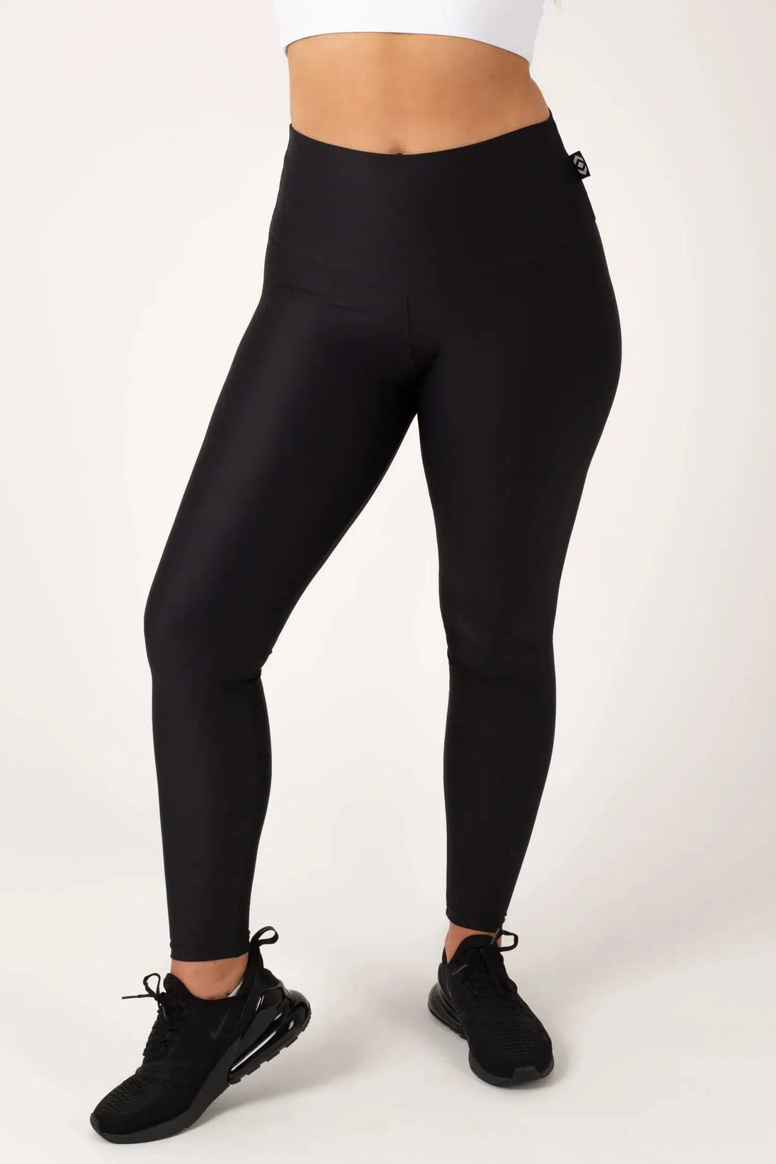 Performance High Waisted Leggings - Black-68541011-Activewear-Exoticathletica